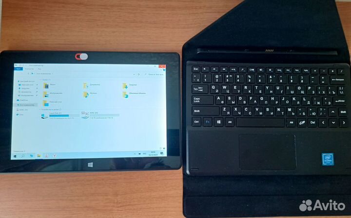 Планшет с клавиатурой Irbis 10.1