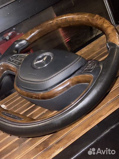 Руль на mercedes 222