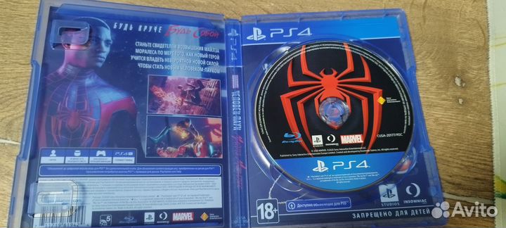 Человек Паук Майлз Моралес PlayStation 4