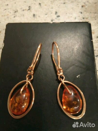 Серьги и кулон