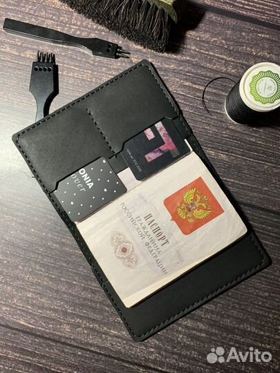 Обложка на паспорт из натуральной кожи
