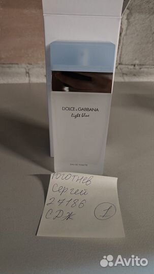 Dolce&Gabbana Light Blue оригинал