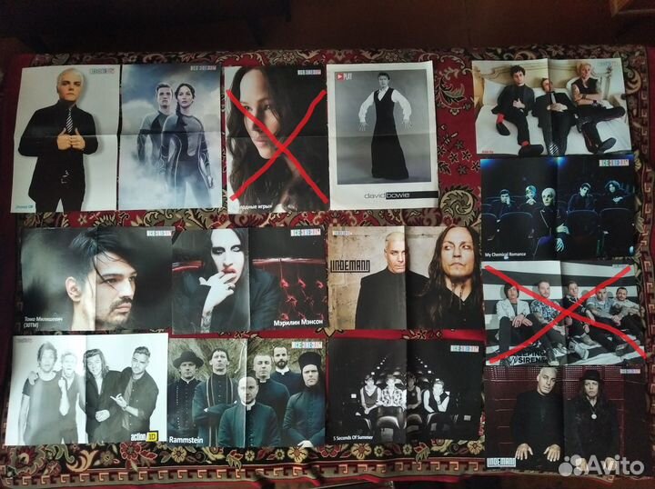 Постеры Плакаты из журналов 80х-90х-00х-10х годов