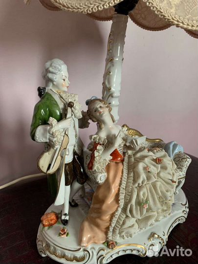 Статуэтка - светильник фарфор Германия 20 век