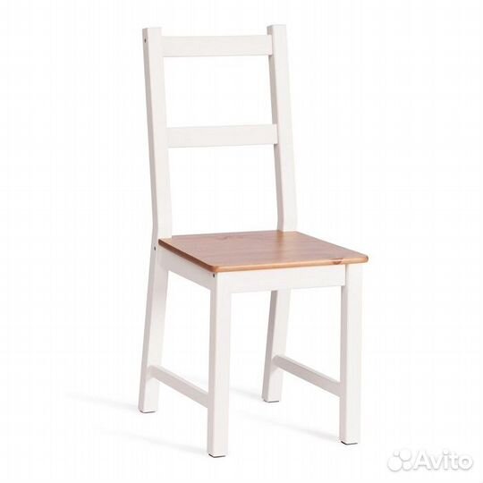 Стул Соната / Sonata массив сосны, антик/белый