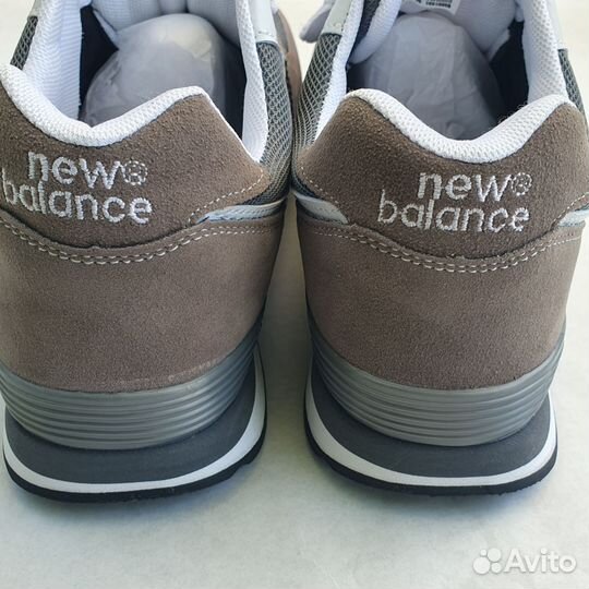 Кроссовки мужские new balance 574 серый новые