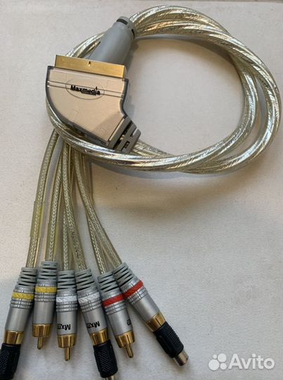 Шнур/Кабель Аудио/Видео maxmedia scart 6 rca