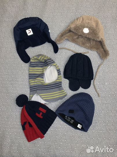 Шлем, шапка, ушанка детские разм 53