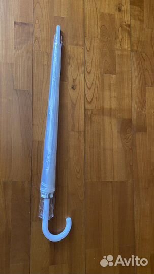 Зонт трость прозрачный