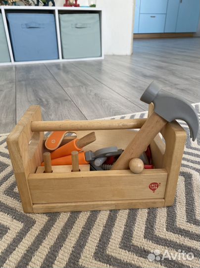Развивающая деревянная игрушка инструменты