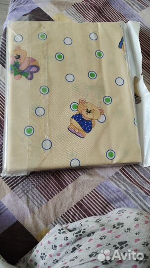 Комплект белья в детскую кроватку поплин