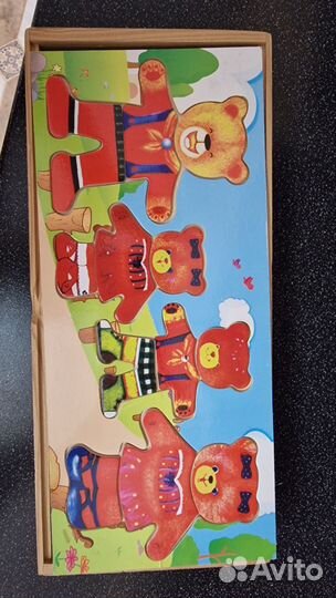 Пазл одень мишек