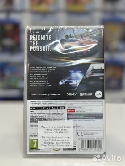 Need for Speed Hot Pursuit Nintendo Switch