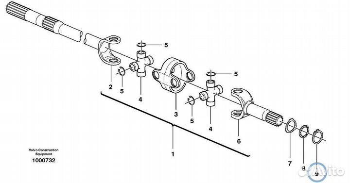 10/906338 Стопорное кольцо полуоси экскаватор