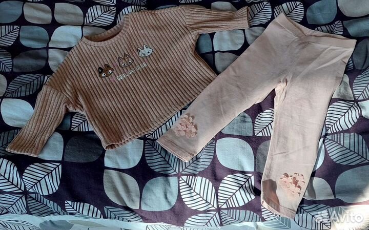 Пакет вещей на девочку 80 р