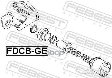 Подшипник привода колеса fdcb-GE fdcb-GE Febest