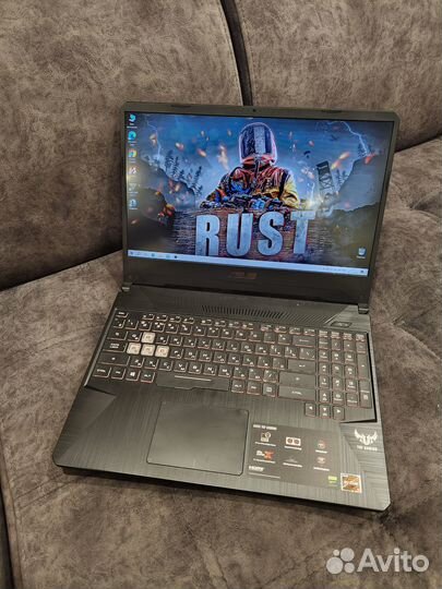 Игровой ноутбук Asus 8ядер 8gb SSD+HDD gtx1650 4gb
