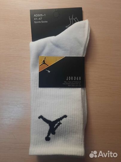 Носки nike jordan белые