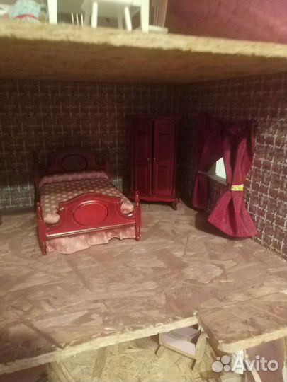 Деревянный дом для кукол ручная работа