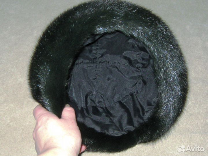 Фабричная норковая шапка р.56-57
