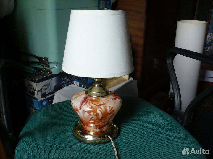 Настольная лампа времен СССР