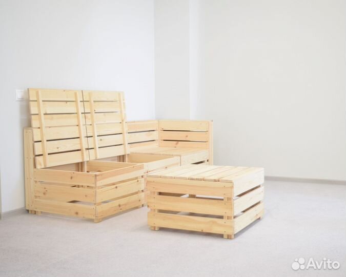 Комплект мебели №1 Диван со столом для 3х человек