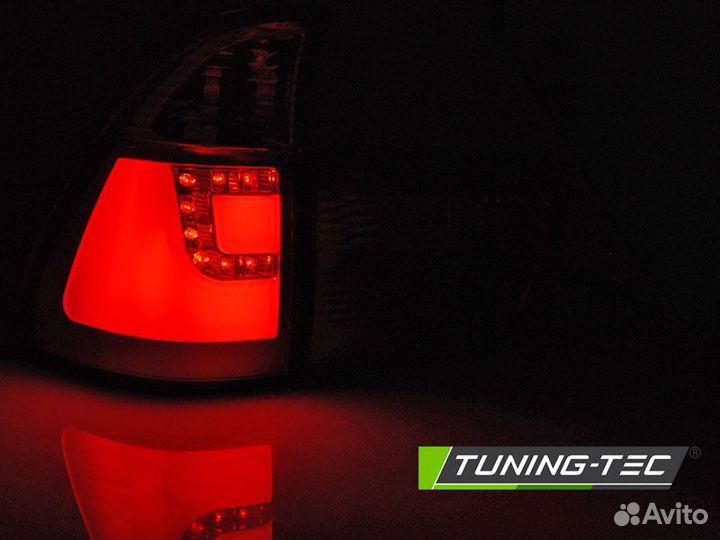 BMW X5 98-03 Фонари led bar design красно- белые