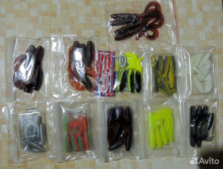 Реплики силиконовых приманок