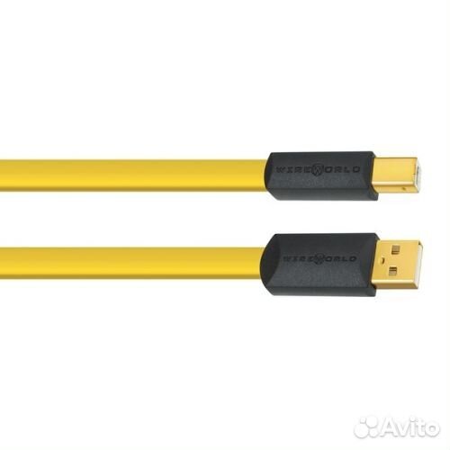 WireWorld Chroma 8 USB 2.0 A-B Flat Cable 0.6m