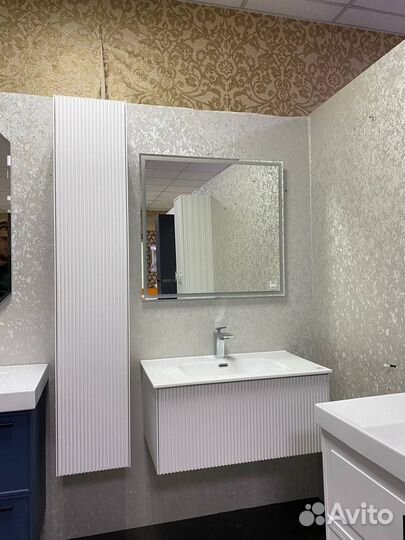 Тумба с раковиной для ванной подвесная