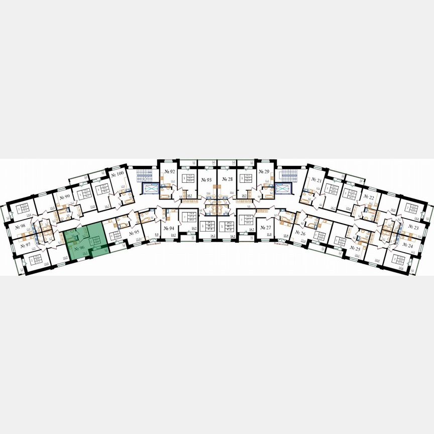 Квартира-студия, 34,5 м², 4/8 эт.