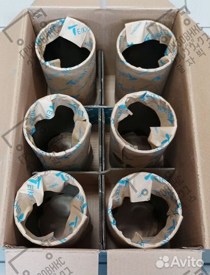 Гильза двигателя FE6 хонингованная комплект 6 шт