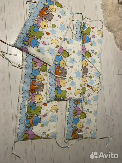 Бортики в кроватку бу