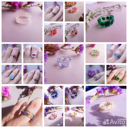 Кольца из эпоксидной смолы