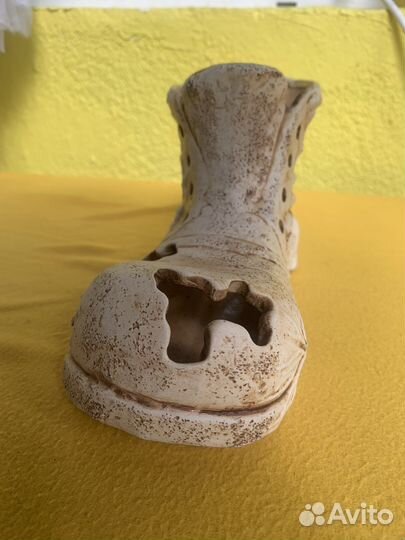 Декорация для аквариума, Сапожок керамический