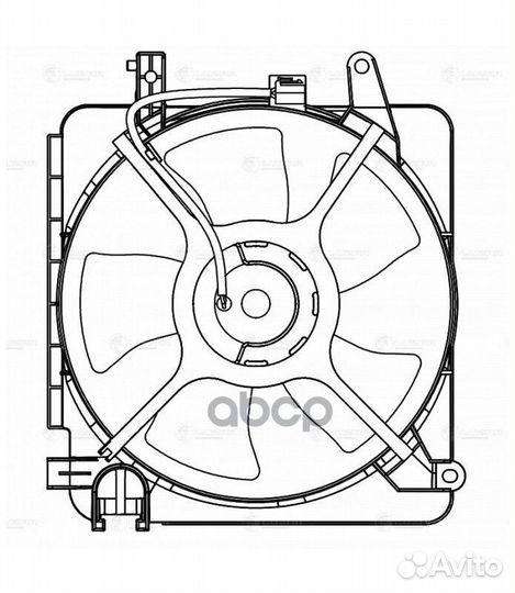 Э/вентилятор охл. LFK 0501 LFK0501 luzar