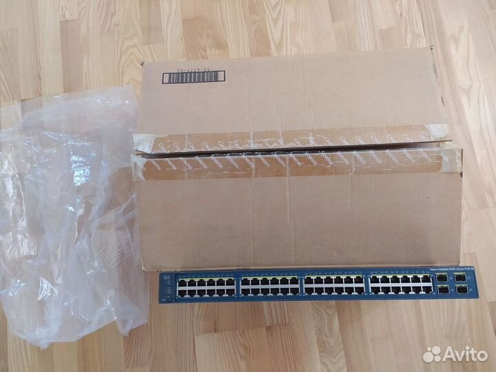Коммутатор Cisco PoE 48 WS-C3560V2-48PS
