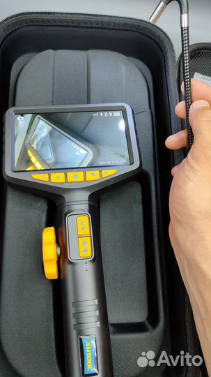 Эндоскоп поворотный с экраном профессиональный 6.3