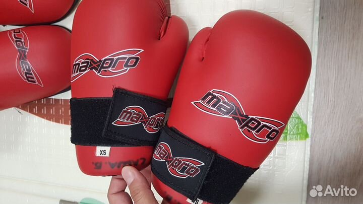 Перчатки, футы, добок 120 защита MaxPro