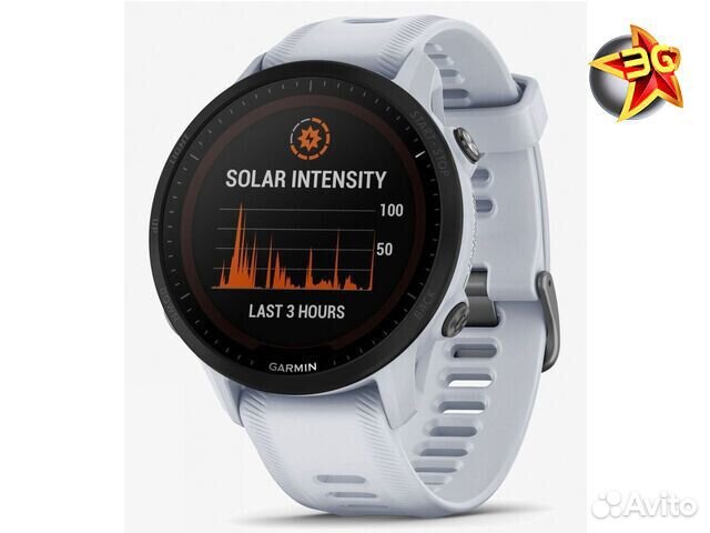 Часы Garmin Forerunner 955 Solar White 010-02638-21