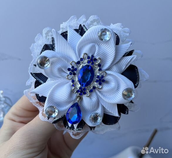 Бантики для волос резинки ободок заколки