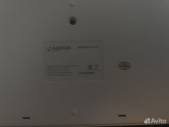 Клавиатура ardor gaming immortality tkl