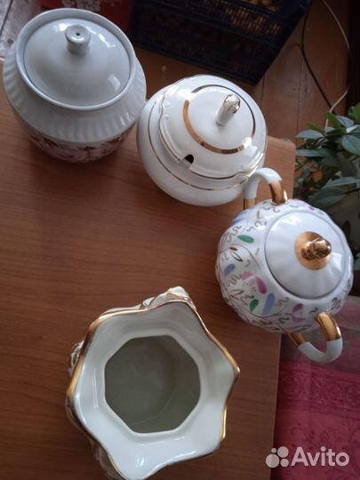 Сахарница фарфор СССР