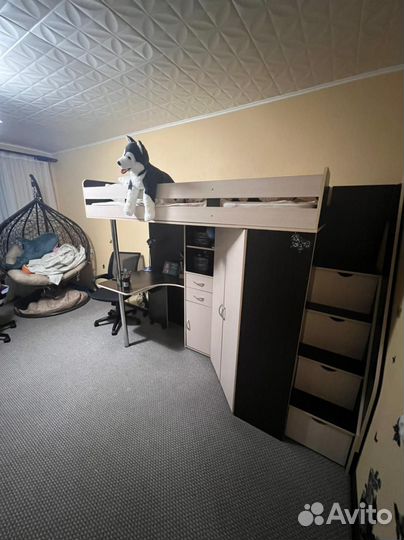 Кровать чердак