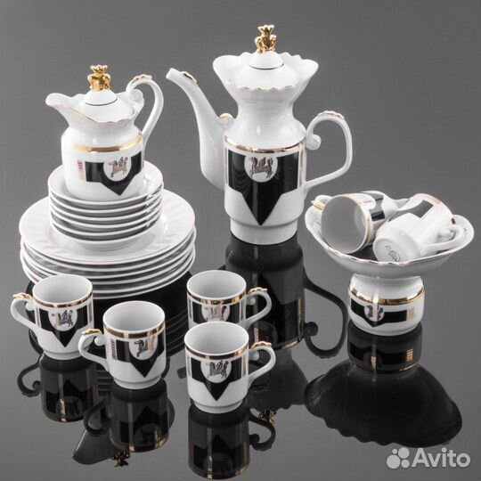 Кофейный сервиз Пегас и Золотой Пегас