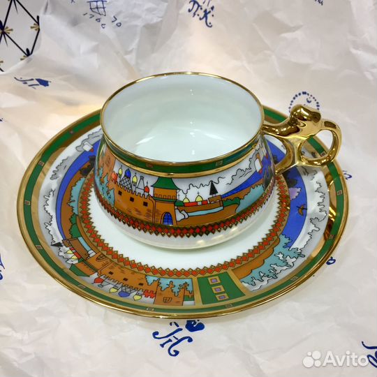 Коллекционеру чашка с блюдцем Билибина ифз(лфз)
