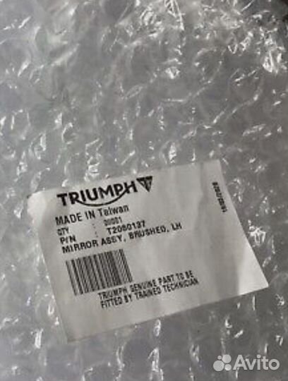 Оригинальное зеркало Triumph scrambler