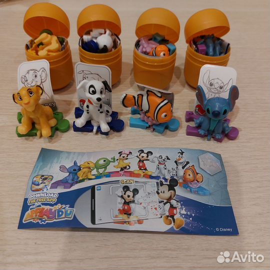 Игрушки киндер сюрприз 100 лет disney
