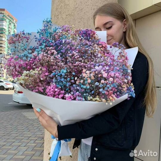 Большой Букет из гипсофилы