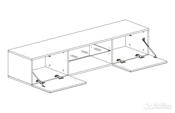 Шкаф навесной Поинт тип-33